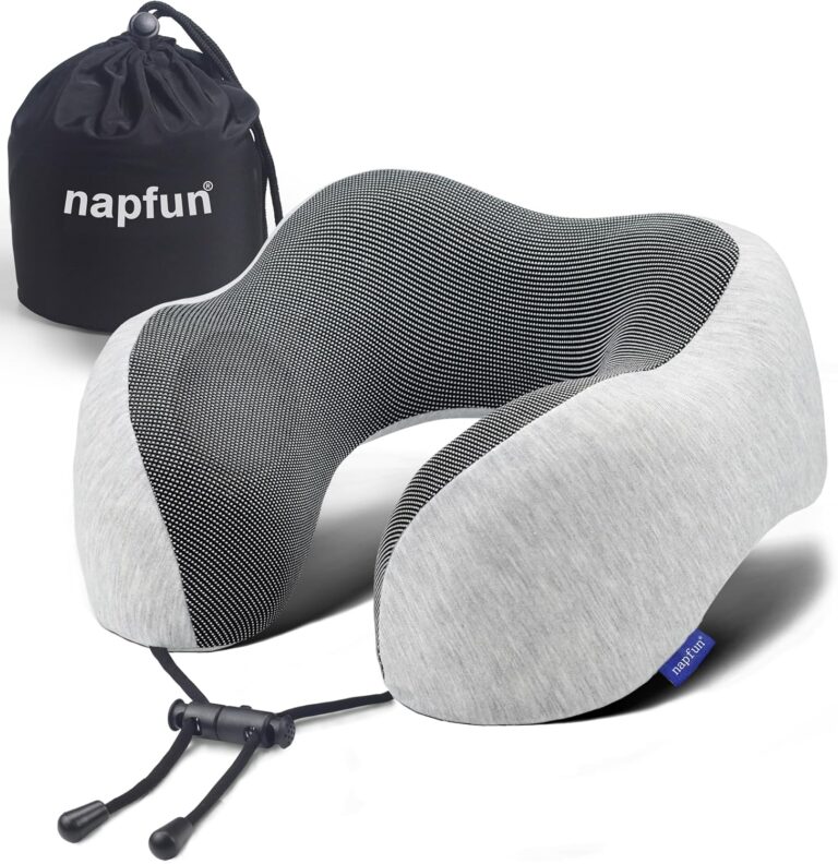 HOT DEAL: Napfun Memory Foam Travel Neck Pillow – $15.86 (28% OFF)