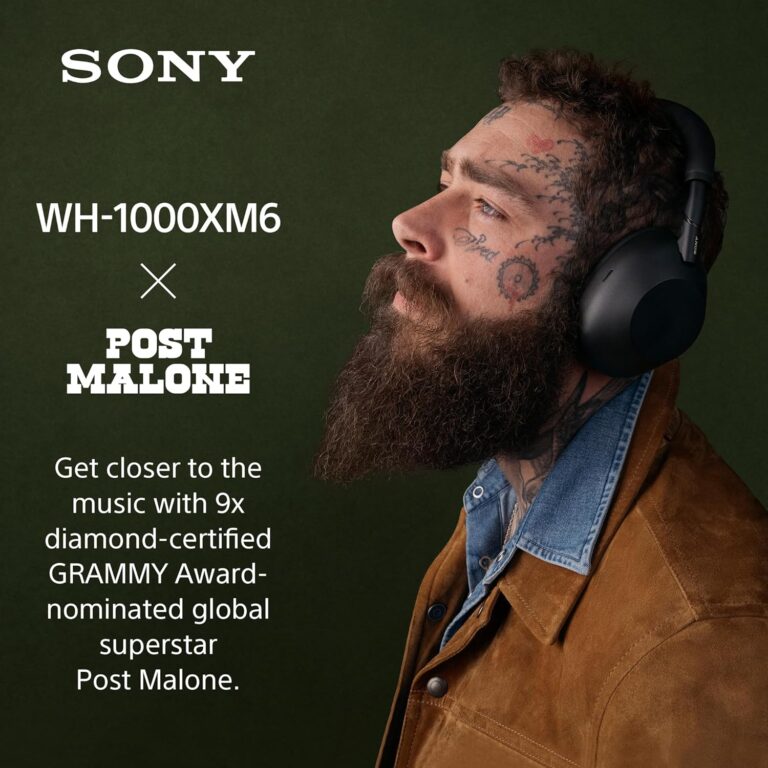 Sony WH-1000XM6 Noise Canceling Headphones – $398 (Cyber Monday Deal, 13% Off)