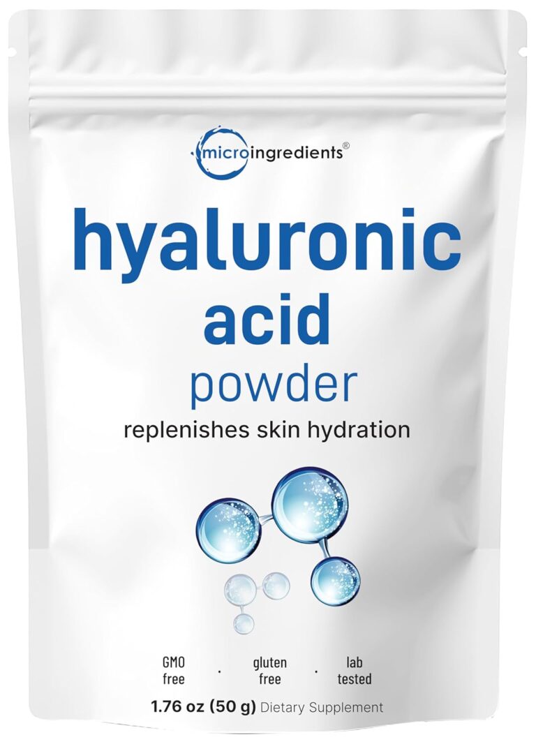 Micro Ingredients Hyaluronic Acid Serum Powder, 50 Grams